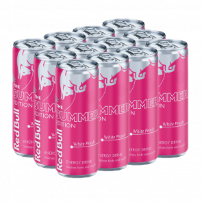 Набор Напиток Энергетический 12шт Red Bull Summer Edition White Peach 250ml