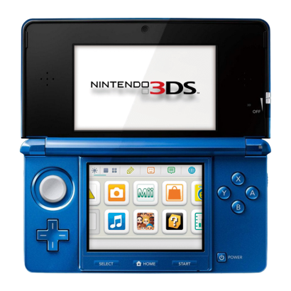 Консоль Nintendo 3DS Модифікована 32GB Cobalt Blue + 10 Вбудованих Ігор Б/У - Retromagaz