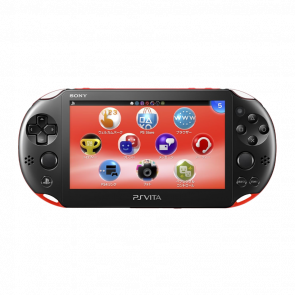 Консоль Sony PlayStation Vita Slim Модифікована 64GB Red Black + 5 Вбудованих Ігор Б/У - Retromagaz