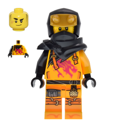 Фігурка Lego Ninja Arin Shirt with Magenta Dragon Ninjago njo0960 Б/У - Retromagaz
