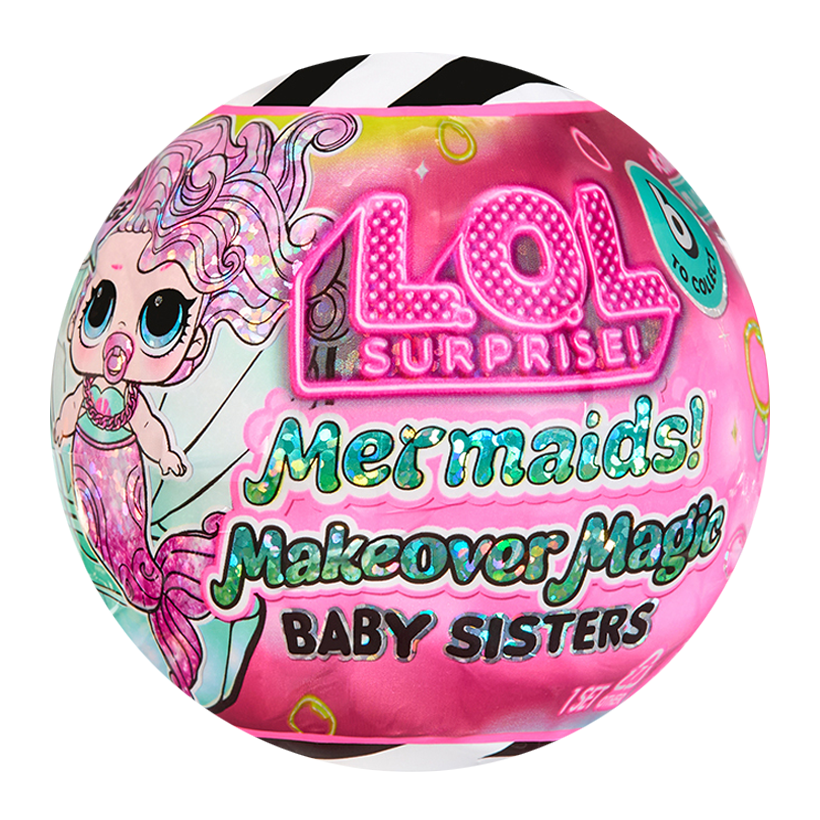 Лялька LOL Surprise! Сюрприз Makeover Magic Baby Sisters Милі Русалоньки Сестрички в Асортименті Mermaids 598787 - Retromagaz