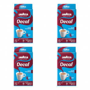 Набор Кофе Молотый 4шт Lavazza Dek Intenso 250g - Retromagaz