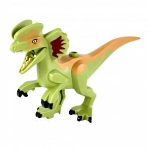Фігурка Lego Динозавр Dilophosaurus Second Version Animals Dilo03 Olive Green Б/У