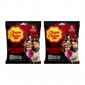 Набор Леденцы 2шт Chupa Chups Stranger Things Netflix Очень Странные Дела Тайные Вкусы 120g - Retromagaz