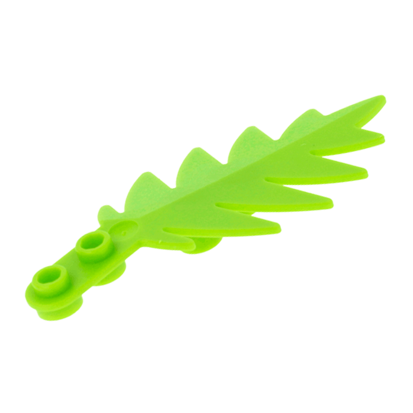 Растение 2шт Lego Листья Tree Palm Leaf Small 8 x 3 6148 6298821 Lime Б/У - Retromagaz