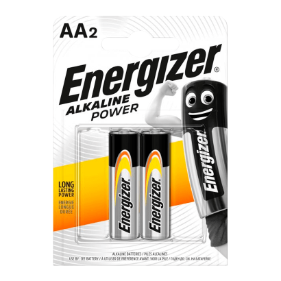 Батарейка Energizer Alk Power AA 2шт. Black Новый - Retromagaz