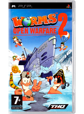 Игра Sony PlayStation Portable Worms Open Warfare 2 Английская Версия + Коробка Б/У Хороший