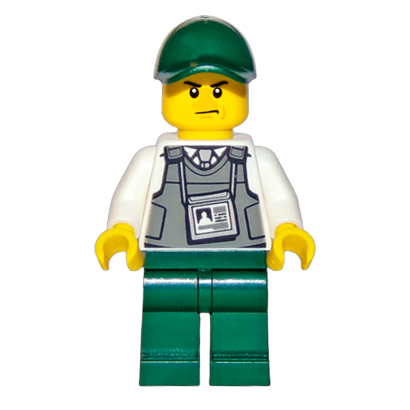 Фигурка Lego 973pb2917 Mountain Armored Truck Driver City Police cty0836 Б/У - Retromagaz