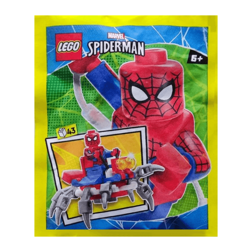 Конструктор Lego Фігурка Spider-Man Spider-Crawler Paper Bag Super Heroes 682404 sh0684 Новий - Retromagaz