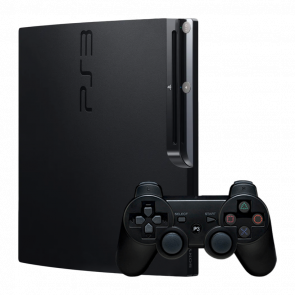 Консоль Sony PlayStation 3 Slim Модифікована 250GB Black + 5 Вбудованих Ігор Б/У - Retromagaz