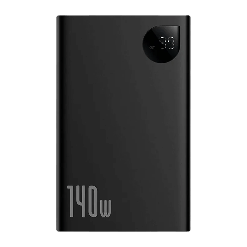 Портативний Акумулятор Power Bank Baseus Adaman Metal Digital Display Black 24000 mAh 140 W - Retromagaz