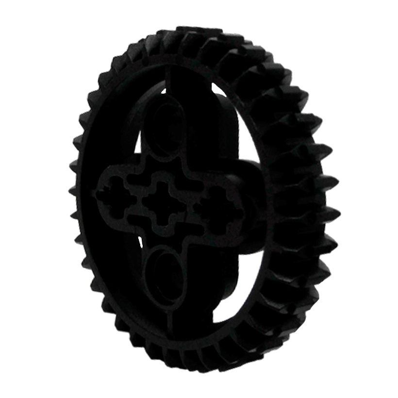 Technic Lego Шестерня 36 Tooth Double Bevel 32498 4177434 4255563 Black Б/У - Retromagaz