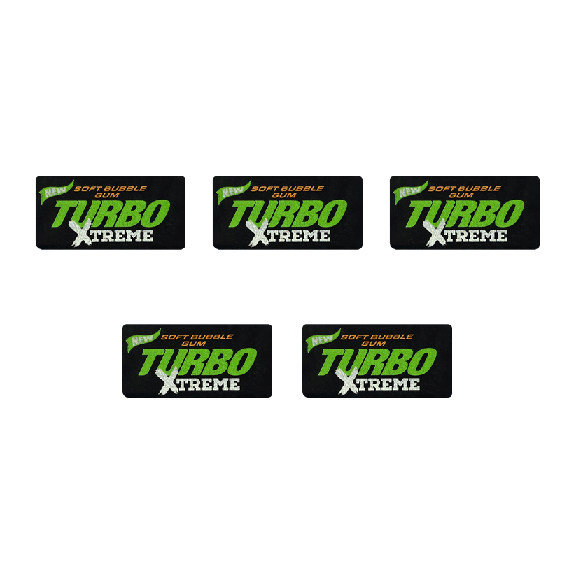 Жевательная Резинка Turbo Extreme 5шт 4,5g - Retromagaz