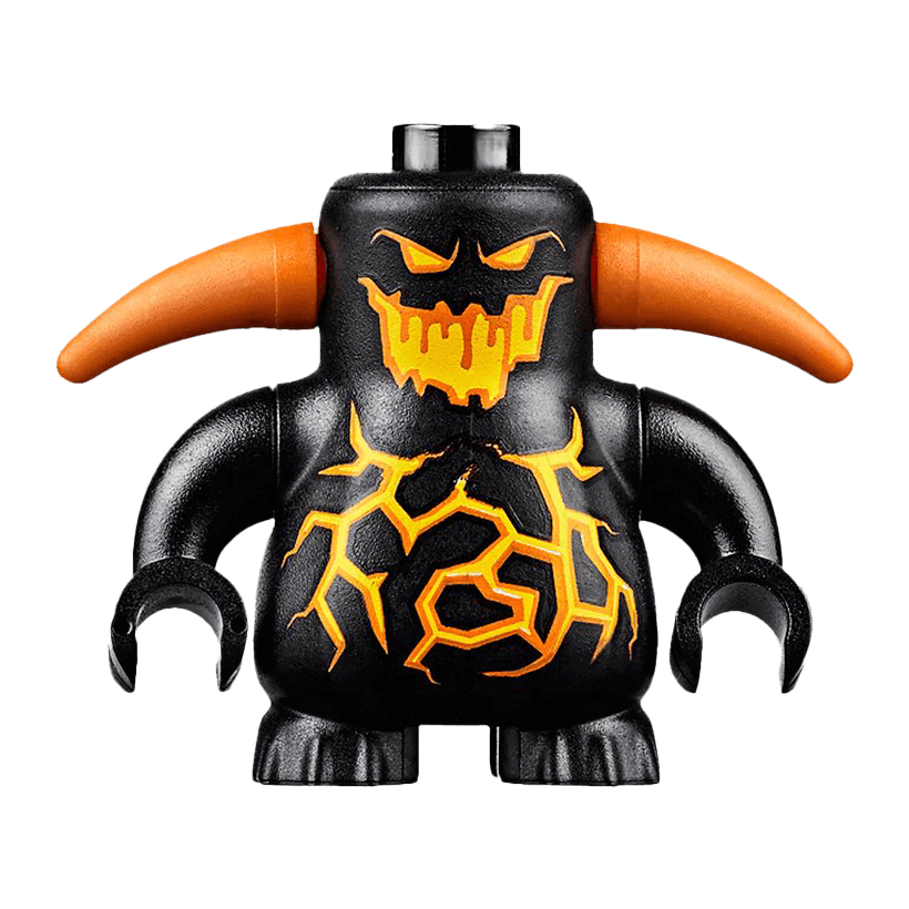Фигурка Lego Lava Monster Army Scurrier Black Nexo Knights nex048 70323 Б/У - Retromagaz