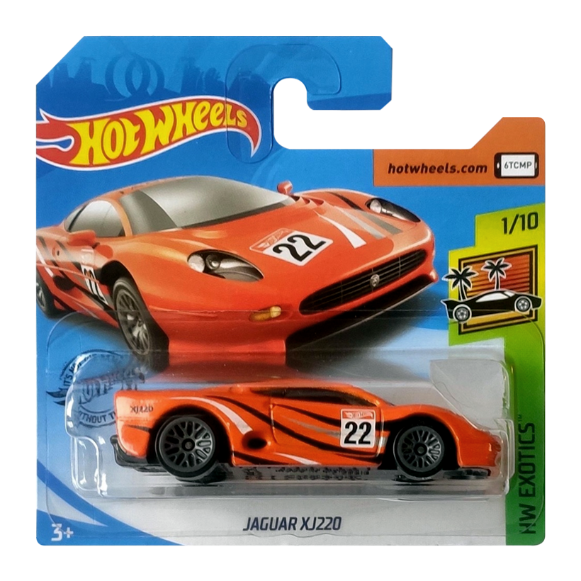 Машинка Базовая Hot Wheels Jaguar XJ220 Exotics 1:64 FYC32 Orange - Retromagaz