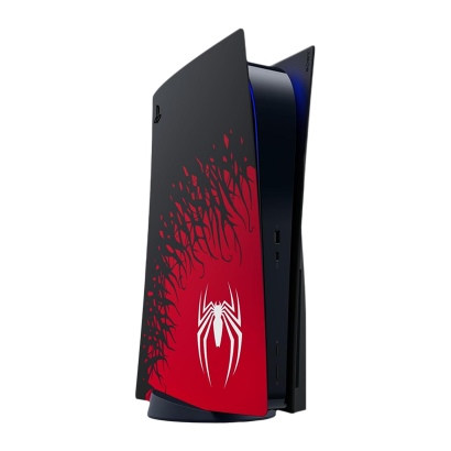 Консоль Sony PlayStation 5 Blu-ray Spider-Man 2 Limited Edition 825GB Red Black Без Геймпада Б/У - Retromagaz