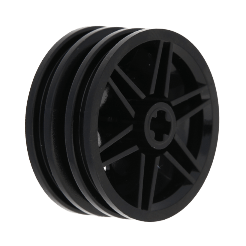 Колесо 4шт Lego Диск 30mm D. x 14mm 56904 6251174 Black Б/У - Retromagaz
