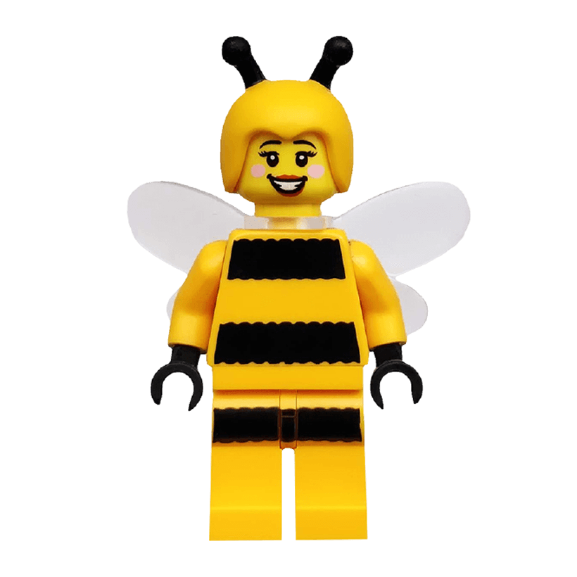 Фигурка Lego Collectible Minifigures Series 10 Bumblebee Girl col151 1 Б/У Нормальное - Retromagaz