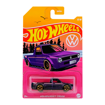 Тематична Машинка Hot Wheels Volkswagen Caddy Volkswagen 1:64 HDH44 Purple - Retromagaz