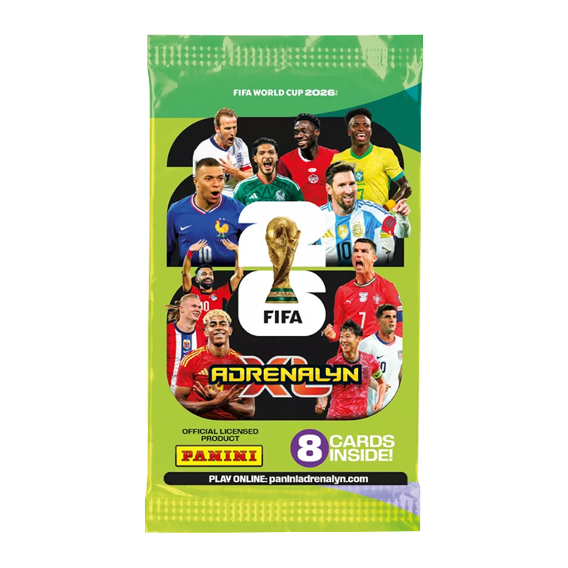 Картки FIFA World Cup 2026 Adrenalyn XL 8 карток в пакеті Panini - Retromagaz