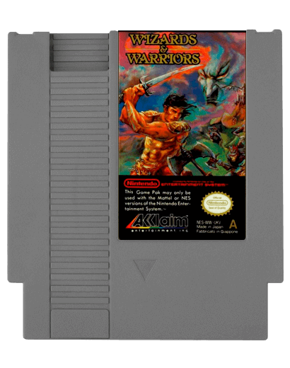 Игра Nintendo NES Wizards & Warriors Europe Английская Версия Только Картридж Б/У Хороший - Retromagaz