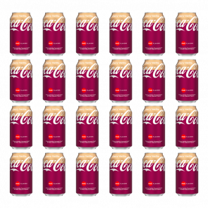 Набір Напій Coca-Cola Cherry Vanilla 330ml 24шт - Retromagaz