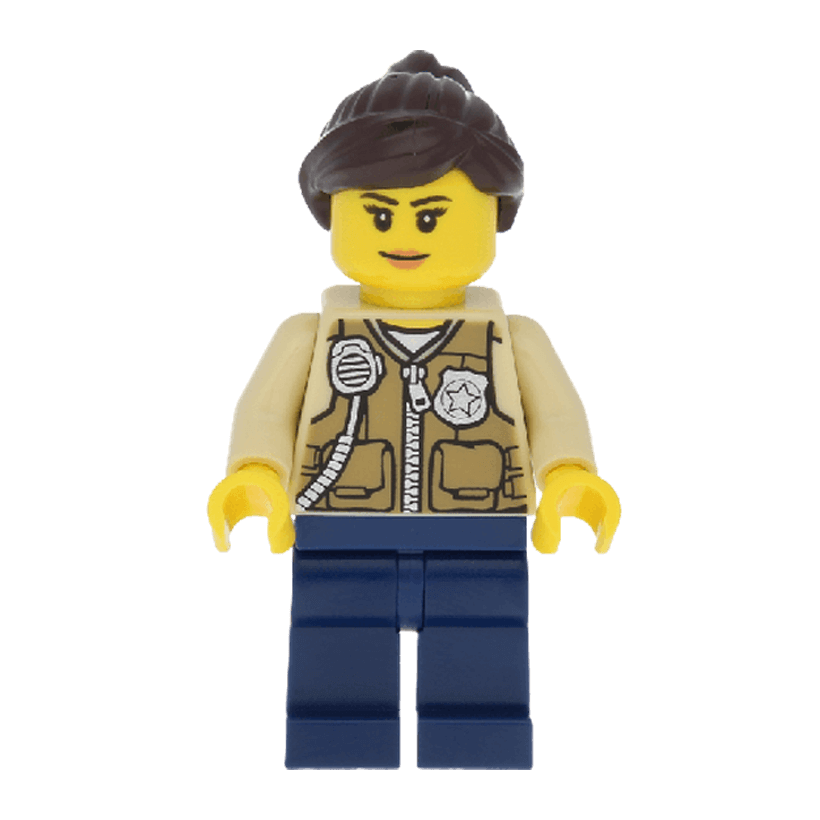 Фігурка Lego Police 973pb1886 Swamp Officer Female City cty0548 Б/У - Retromagaz