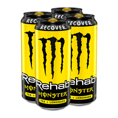 Набір Напій Енергетичний 4шт Monster Energy Rehab Чай + Лимонад 500ml - Retromagaz