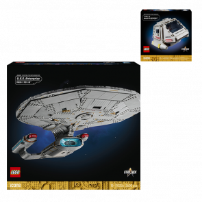 Набор Конструктор Lego Star Trek: U.S.S. Enterprise NCC-1701-D™ Icons 10356 Новый  + Star Trek Type-15 Shuttlepod - Retromagaz