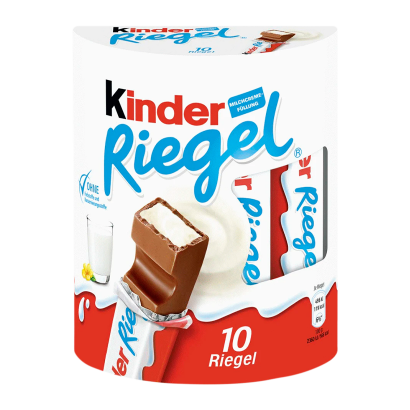 Шоколад Молочный Kinder Riegel Chocolate 10 Pieces 210g - Retromagaz