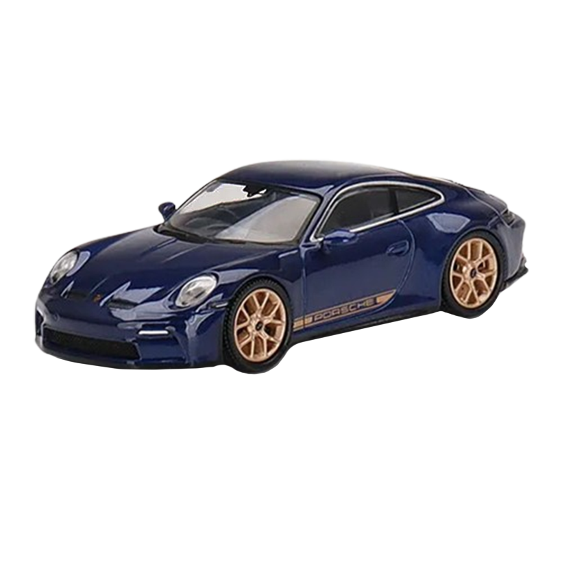 Машинка Premium MINI GT Porsche Porsche 911 (992) GT3 Touring 1:64 Blue - Retromagaz