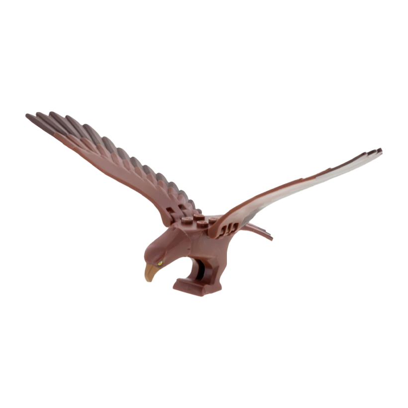 Фігурка Lego Повітря Eagle Moveable Wings Gwaihir Animals 11435pb01c01 Reddish Brown Б/У - Retromagaz