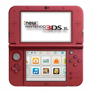 Консоль Nintendo 3DS XL New Модифікована 32GB Metallic Red + 10 Вбудованих Ігор Б/У Хороший - Retromagaz