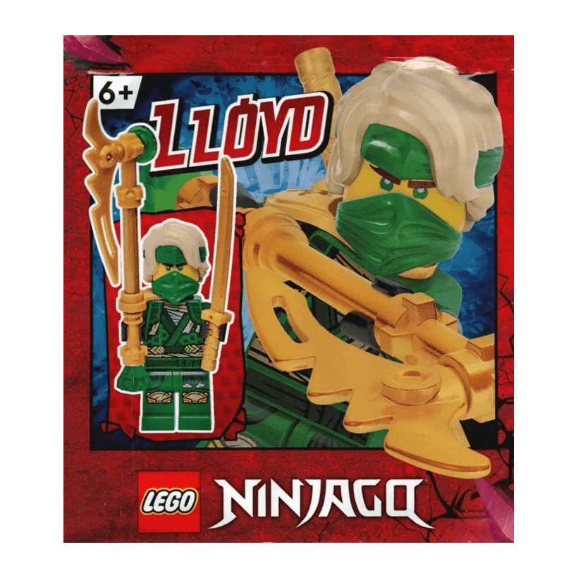 Конструктор Lego Фігурка Lloyd #9 Crystalized Hair Foil Pack Ninjago 892292 njo0785 Новий - Retromagaz