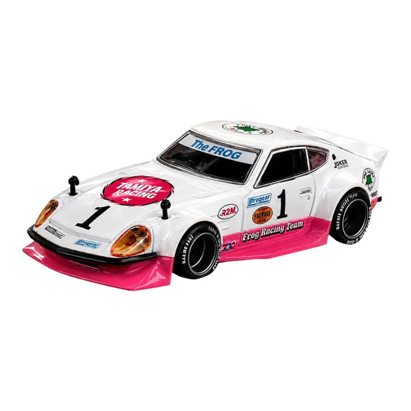 Машинка Premium Kaido House x MiNI GT Nissan Fairlady Z TAMIYA x KAIDO HOUSE "The FROG" V1 1:64 KHMG263 White - Retromagaz