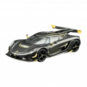 Машинка Premium Tarmac Works Koenigsegg Jesko Attack Black Carbon Fiber HK Toy Car Salon 1:64 T64GTL052BCF Black - Retromagaz