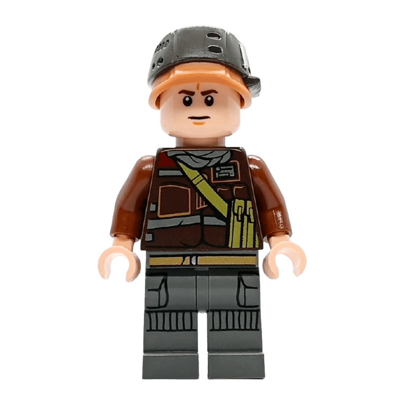 Фигурка Lego Сопротивление Private Calfor Trooper Light Nougat Head Helmet with Pearl Dark Grey Band Star Wars sw0805 Б/У - Retromagaz