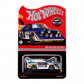 Машинка Premium Hot Wheels 1985 Audi Sport quattro S1 Red Line Club RLC 1:64 JJY70 Blue - Retromagaz