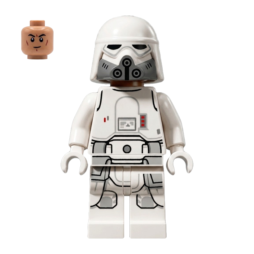 Фігурка Lego Імперія Imperial Remnant Snowtrooper Medium Nougat Head Star Wars sw1535 75454 Б/У - Retromagaz