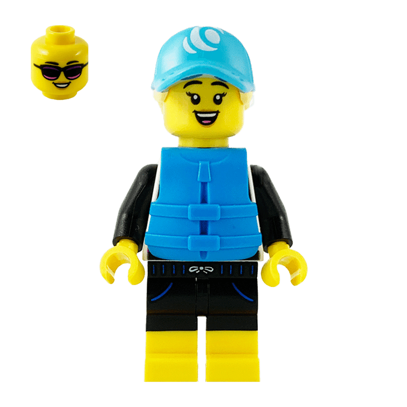 Фігурка Lego Series 21 Paddle Surfer Collectible Minifigures col374 Б/У - Retromagaz