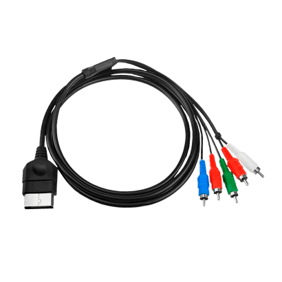 Кабель Аудіо - Відео RMC Xbox Original Component Cable Black 1.75m Б/У Хороший - Retromagaz