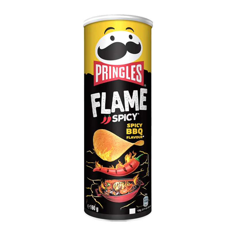 Чипси Pringles Flame Spicy BBQ 160g - Retromagaz