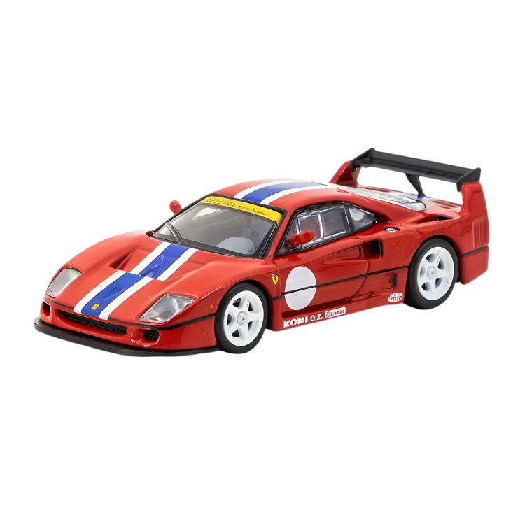 Машинка Premium Tarmac Works Ferrari F40 LM Red GLOBAL64 1:64 T64-075-RE2 Red - Retromagaz