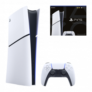 Набор Консоль Sony PlayStation 5 Slim Digital Edition 1TB White Б/У  + Коробка - Retromagaz
