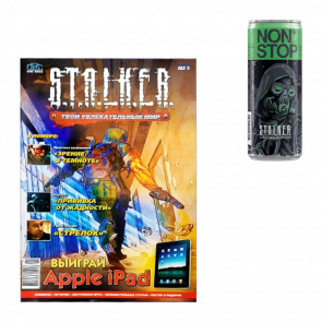 Набор Комикс S.T.A.L.K.E.R. №1 2011 год Глеб Скоробогатов, Роман Куликов, Ежи Тумановский  + Напиток Энергетический Stalker 2 Green - Retromagaz