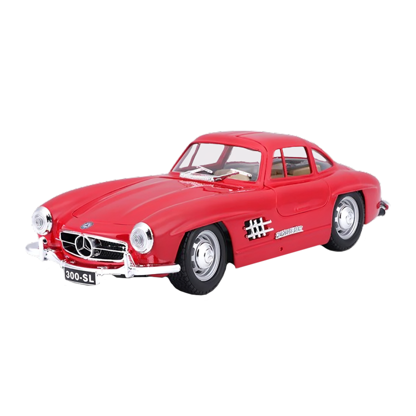 Машинка Bburago 1954 Mercedes-Benz 300 SL 1:24 Red - Retromagaz