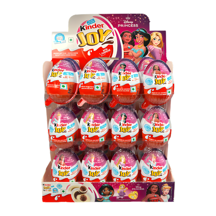 Набір Шоколадне Яйце 24шт Kinder Joy Disney Princess 20g - Retromagaz