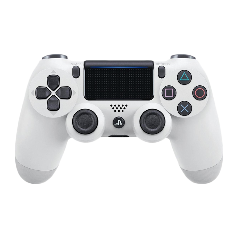 Геймпад Бездротовий Sony PlayStation 4 DualShock 4 Version 2 White Б/У - Retromagaz