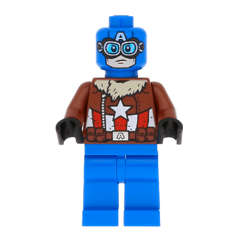 Фігурка Lego Super Heroes Marvel Captain America Pilot sh374 1 Б/У Відмінний - Retromagaz