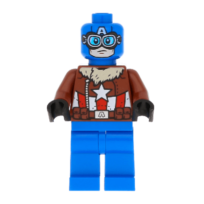 Фигурка Lego Super Heroes Marvel Captain America Pilot sh374 1 Б/У Отличное - Retromagaz